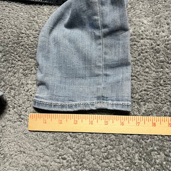 BKE Jeans Mens 28 (28x31) Alec Straight Thick Stitch Western Blue Denim Pant - Picture 12 of 12